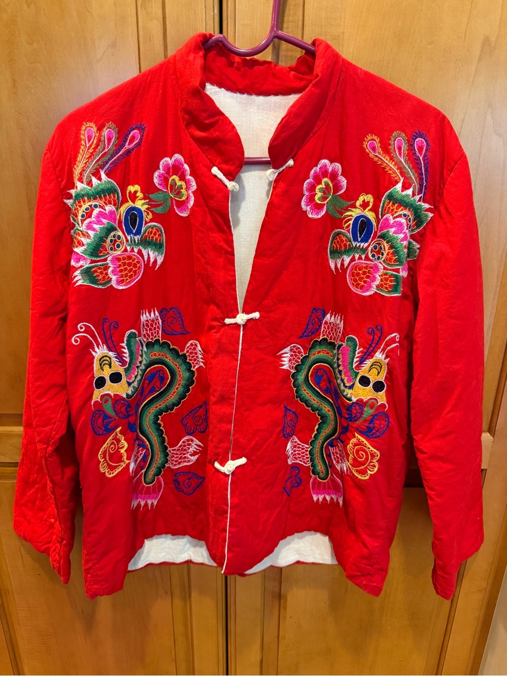 Vintage Japanese Stitched Jacket. FAIR CONDITION! Child Size (probably kids M/L)